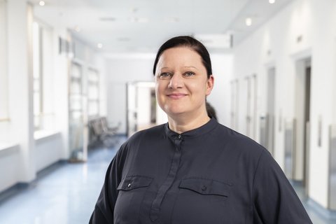 Das Bild zeigt Andrea Wiedau