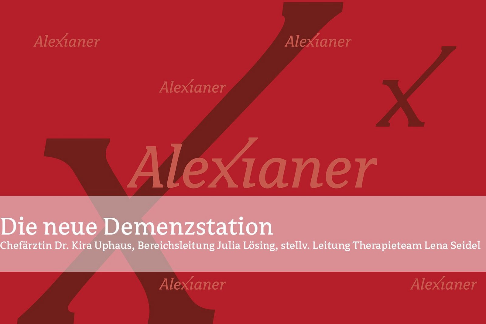 Titelbild Demenzstation