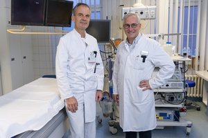 Dr. Peitz und Prof. Hoffmann