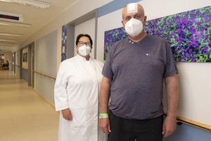 Prof. Schick und Vasyl Sushko